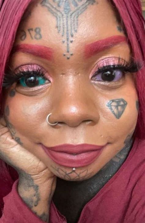 amber luke blind|Woman inspired to tattoo her eyes like model Amber Luke goes。